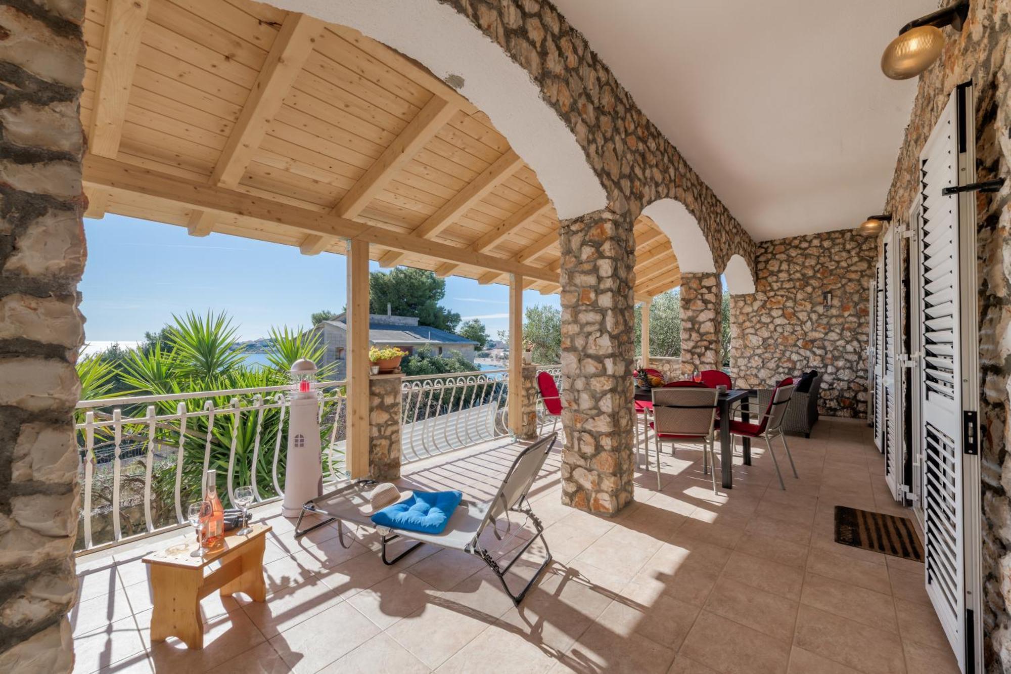Blue Paradise Apartman 2 Sevid Exterior foto